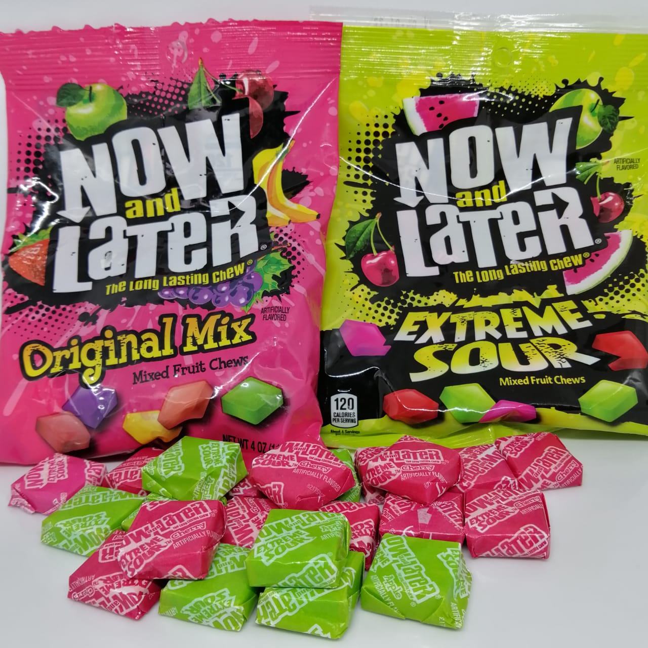 now and later candy packets